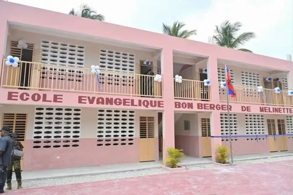 Le Premier ministre Alix Didier Fils-Aimé inaugure l'École Baptiste de Mélinette, reconstruite cinq ans après le séisme du 14 août 2021