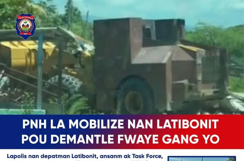 La PNH passe à l'offensive contre les bandits armés dans l'Artibonite